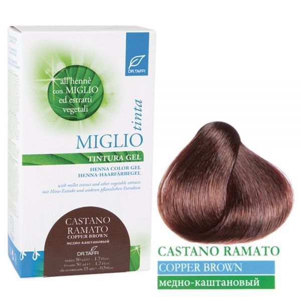 Henna-Haarfarbe Kupferbraun - Miglio Tinta