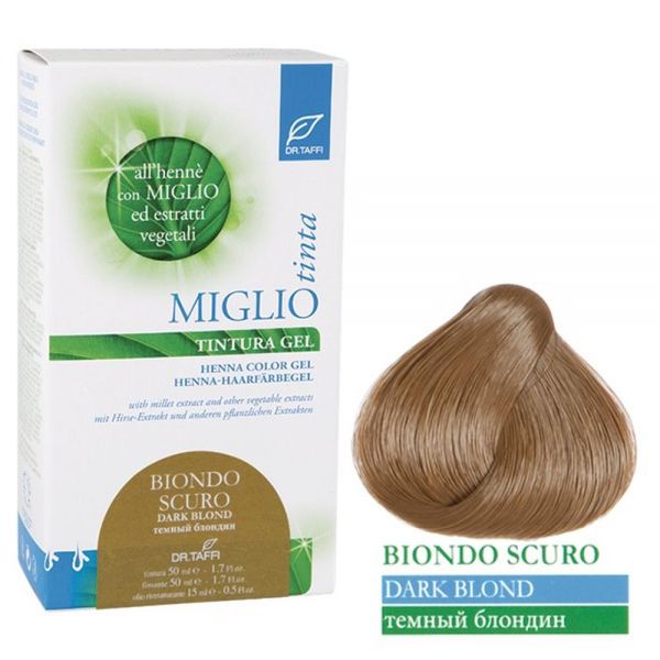 Henna-Haarfarbe Dunkelblond - Miglio Tinta