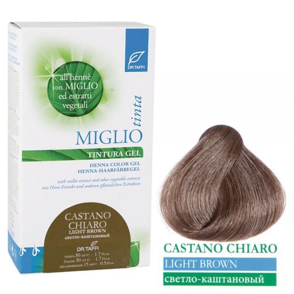 Henna-Haarfarbe Hellbraun - Miglio Tinta
