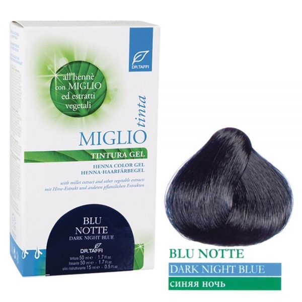 Henna-Haarfarbe Mitternachtsblau - Miglio Tinta